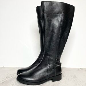 New! 27 Edit Naturalizer Kalani Black Leather Boot 5.5